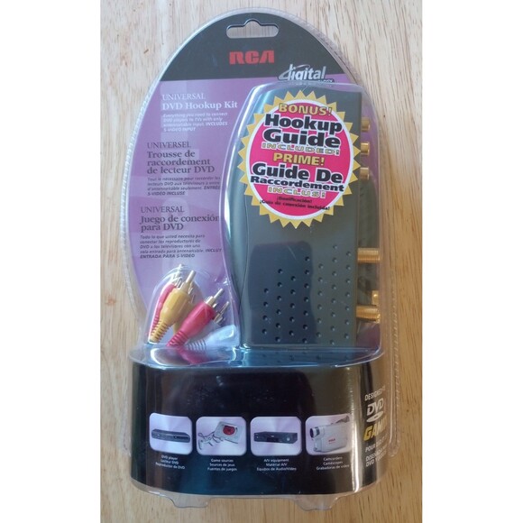 RCA Universal Hookup Kit CRF935 S-Video DVD Gaming New In Package - Picture 1 of 2